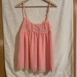 Victoria Secret Sheer Lace Lingerie Set size Medium